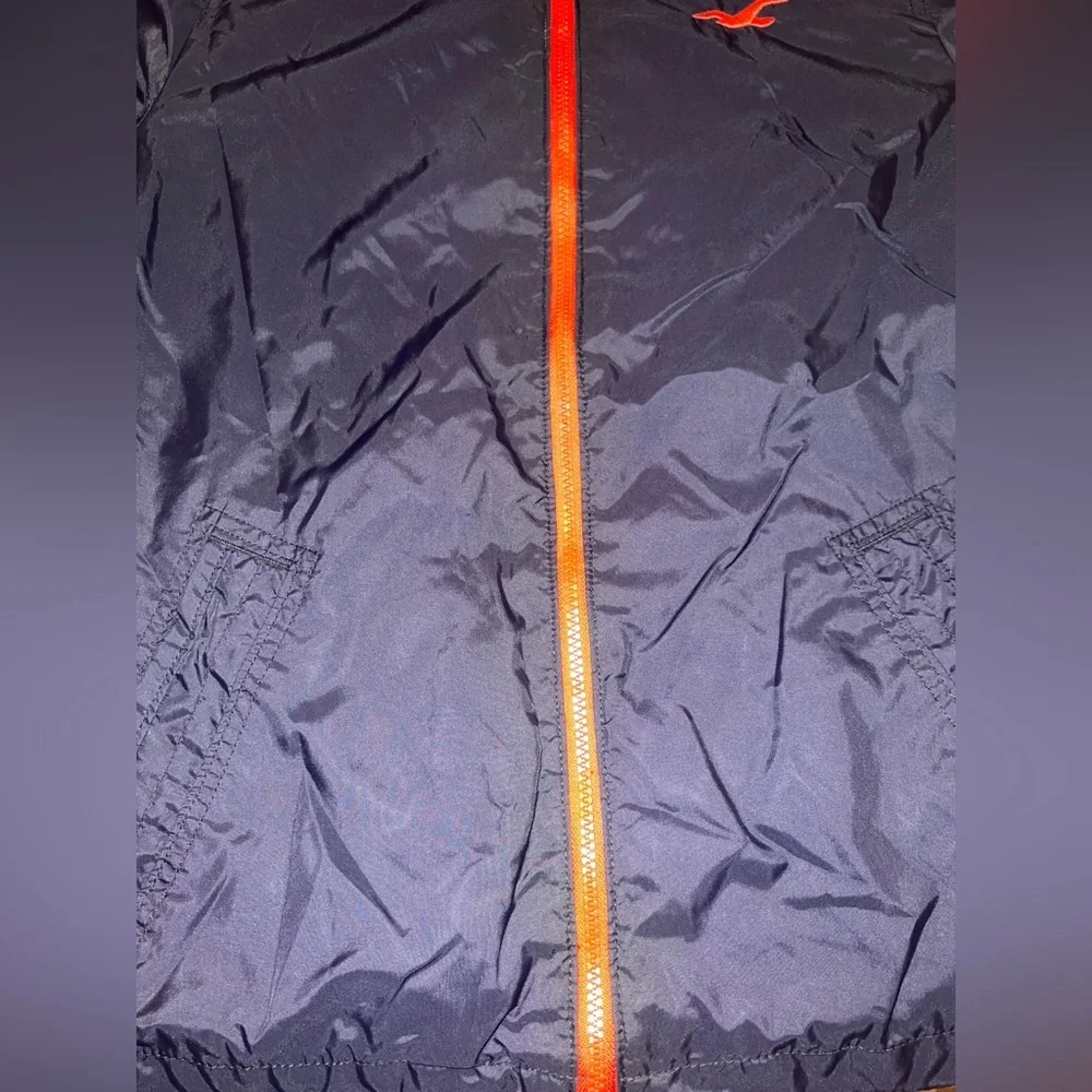 Y2K Style Hollister Men’s Black Red Windbreaker Jacket Medium | EUC - Picture 10 of 12